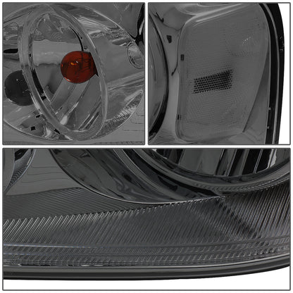 FAROS 04-08 FORD F-150 / 06-08 LINCOLN MARK LT 2/4-DR - 9007 LOW BEAM / HIGH BEAM / 3157A TURN SIGNAL - SMOKE HOUSING / CLEAR CORNER