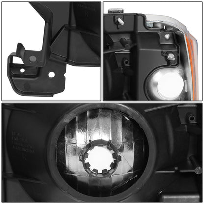 FAROS 87-91 FORD BRONCO, F-150, F-250, F-350 - 9004 HIGH / LOW BEAM / 1157A TURN SIGNAL - CHROME HOUSING