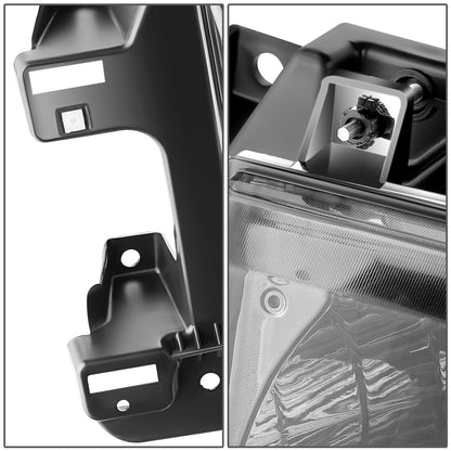 FAROS 87-91 FORD BRONCO, F-150, F-250, F-350 - 9004 HIGH / LOW BEAM / 1157A TURN SIGNAL - SMOKE HOUSING / AMBER CORNER