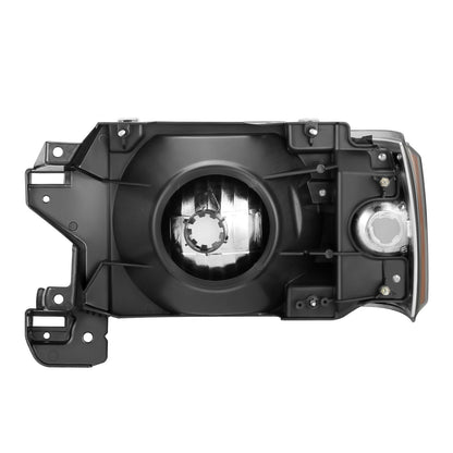 FAROS 87-91 FORD BRONCO, F-150, F-250, F-350 - 9004 HIGH / LOW BEAM / 1157A TURN SIGNAL - SMOKE HOUSING / AMBER CORNER