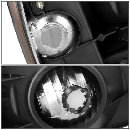 FAROS 87-91 FORD BRONCO, F-150, F-250, F-350 - 9004 HIGH / LOW BEAM / 1157A TURN SIGNAL - SMOKE HOUSING / AMBER CORNER