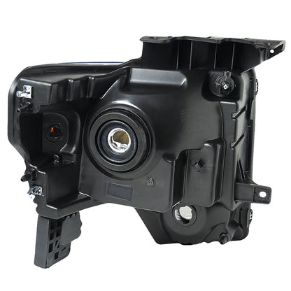 FAROS 09-14 FORD F-150 2/4-DR - FITS HALOGEN MODELS ONLY - DOES NOT FIT XENON OR HID MODEL - H13 LOW BEAM / HIGH BEAM / 3157A TURN SIGNAL - BLACK HOUSING / AMBER CORNER