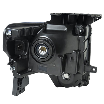 FAROS 09-14 FORD F-150 2/4-DR - FITS HALOGEN MODELS ONLY - DOES NOT FIT XENON OR HID MODEL - H13 LOW BEAM / HIGH BEAM / 3157A TURN SIGNAL - BLACK HOUSING / CLEAR CORNER