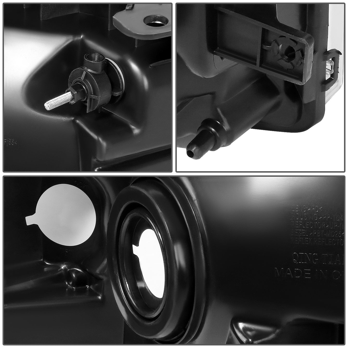 FAROS 09-14 FORD F-150 2/4-DR - FITS HALOGEN MODELS ONLY - DOES NOT FIT XENON OR HID MODEL - H13 LOW BEAM / HIGH BEAM / 3157A TURN SIGNAL - CHROME HOUSING / AMBER CORNER