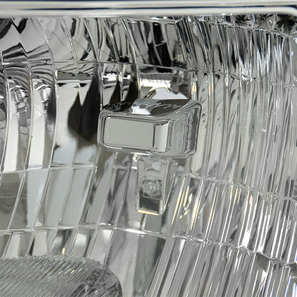 FAROS 09-14 FORD F-150 2/4-DR - FITS HALOGEN MODELS ONLY - DOES NOT FIT XENON OR HID MODEL - H13 LOW BEAM / HIGH BEAM / 3157A TURN SIGNAL - CHROME HOUSING / CLEAR CORNER