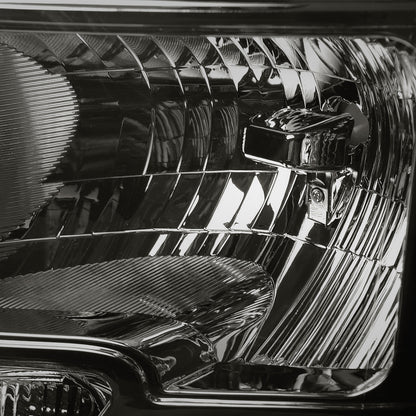 FAROS 09-14 FORD F-150 2/4-DR - FITS HALOGEN MODELS ONLY - DOES NOT FIT XENON OR HID MODEL - H13 LOW BEAM / HIGH BEAM / 3157A TURN SIGNAL - SMOKE HOUSING / AMBER CORNER