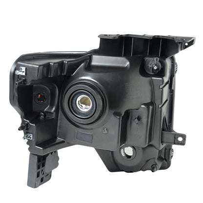 FAROS 09-14 FORD F-150 2/4-DR - FITS HALOGEN MODELS ONLY - DOES NOT FIT XENON OR HID MODEL - H13 LOW BEAM / HIGH BEAM / 3157A TURN SIGNAL - SMOKE HOUSING / AMBER CORNER