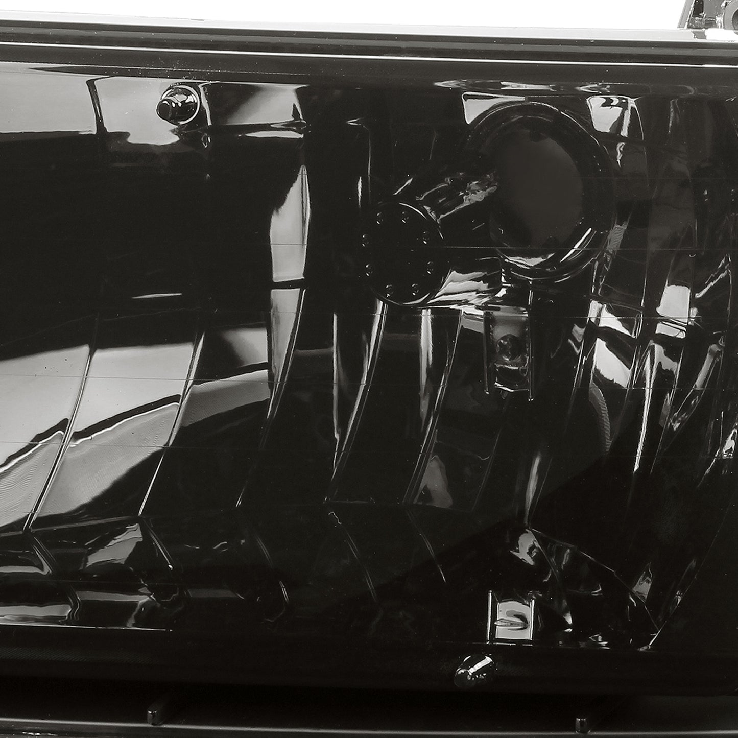 FAROS 92-96 FORD F-150, F-250, F-350, BRONCO 2/4-DR - 6PC - 9007 LOW BEAM / HIGH BEAM - 3157A TURN SIGNAL - SMOKE HOUSING / AMBER CORNER