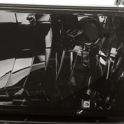 FAROS 92-96 FORD F-150, F-250, F-350, BRONCO 2/4-DR - 6PC - 9007 LOW BEAM / HIGH BEAM - 3157A TURN SIGNAL - SMOKE HOUSING / AMBER CORNER