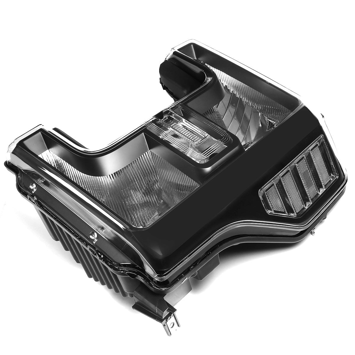 FAROS 17-19 FORD F-250, F-350, F-450, F-550 SUPER DUTY - FITS MODELS W/ HALOGEN HEADLIGHTS ONLY - H13 LOW BEAM / H13 HIGH BEAM - BLACK HOUSING / CLEAR CORNER
