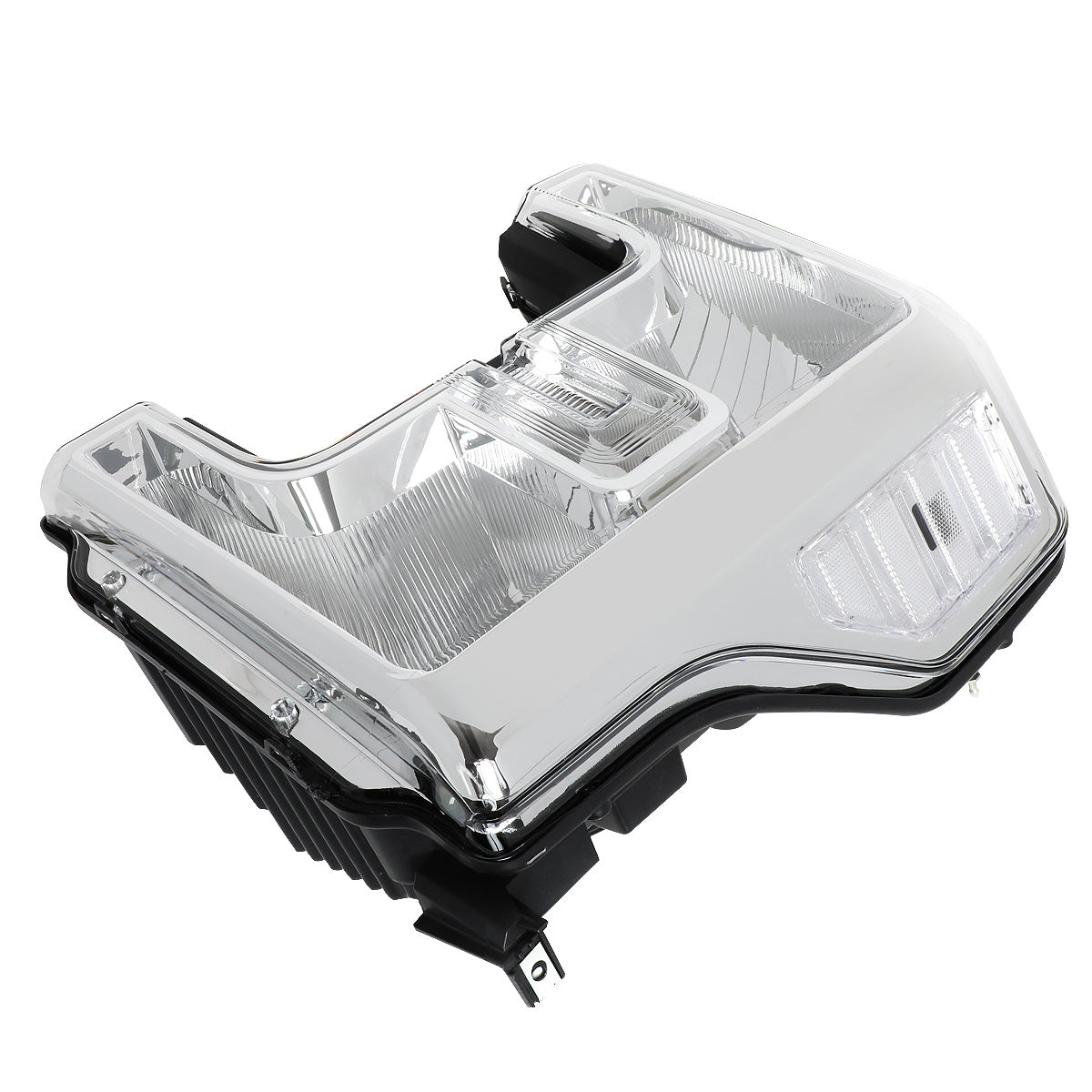 FAROS 17-19 FORD F-250, F-350, F-450, F-550 SUPER DUTY - FITS MODELS W/ HALOGEN HEADLIGHTS ONLY - H13 LOW BEAM / H13 HIGH BEAM - CHROME HOUSING / CLEAR CORNER