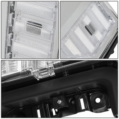 FAROS 17-19 FORD F-250, F-350, F-450, F-550 SUPER DUTY - FITS MODELS W/ HALOGEN HEADLIGHTS ONLY - H13 LOW BEAM / H13 HIGH BEAM - CHROME HOUSING / CLEAR CORNER