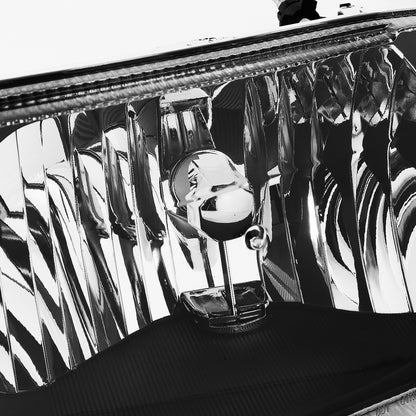 FAROS 99-04 FORD SUPER DUTY F-250, F-350, F-450, F-550 2/4-DR - 4PC - 9007 LOW BEAM / HIGH BEAM / 3157A TURN SIGNAL - BLACK HOUSING / AMBER CORNER