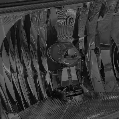 FAROS 99-04 FORD SUPER DUTY F-250, F-350, F-450, F-550 2/4-DR - 4PC - 9007 LOW BEAM / HIGH BEAM / 3157A TURN SIGNAL - SMOKE HOUSING / AMBER CORNER