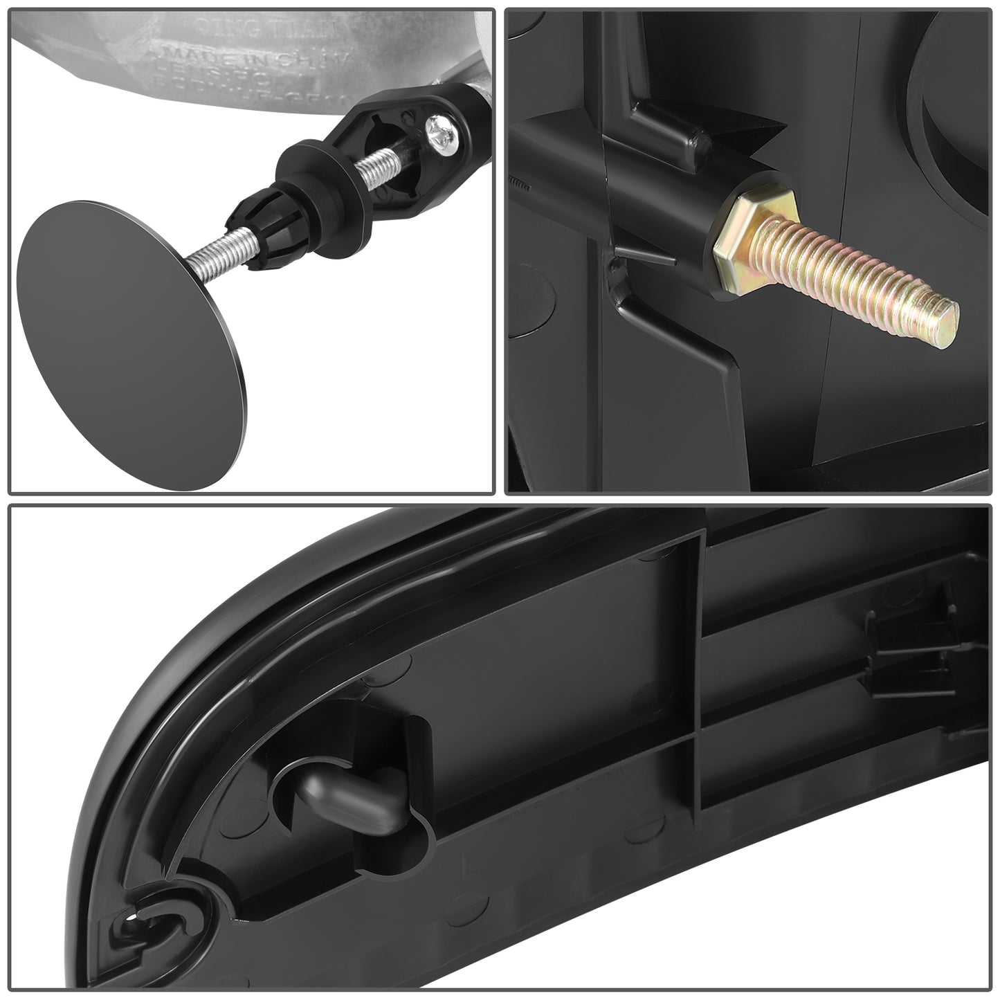 FAROS 98-05 FORD CROWN VICTORIA HEAD LIGHT AND  CORNER LIGHT BLACK WITH CLEAR