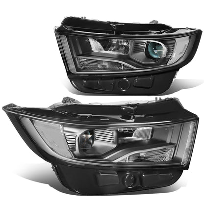 FAROS 15-18 FORD EDGE - FITS MODELS W/ HALOGEN HEADLIGHTS - PROJECTOR LOW BEAM - 9005 HIGH / H7 LOW BEAM - BLACK HOUSING / CLEAR CORNER