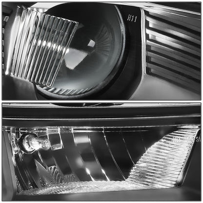 FAROS 15-18 FORD EDGE - FITS MODELS W/ HALOGEN HEADLIGHTS - PROJECTOR LOW BEAM - 9005 HIGH / H7 LOW BEAM - BLACK HOUSING / CLEAR CORNER