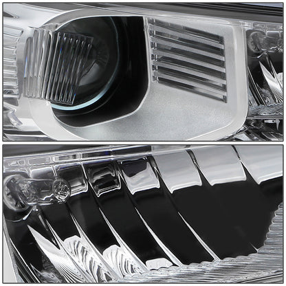 FAROS 15-18 FORD EDGE - FITS MODELS W/ HALOGEN HEADLIGHTS - PROJECTOR LOW BEAM - 9005 HIGH / H7 LOW BEAM - CHROME HOUSING / CLEAR CORNER