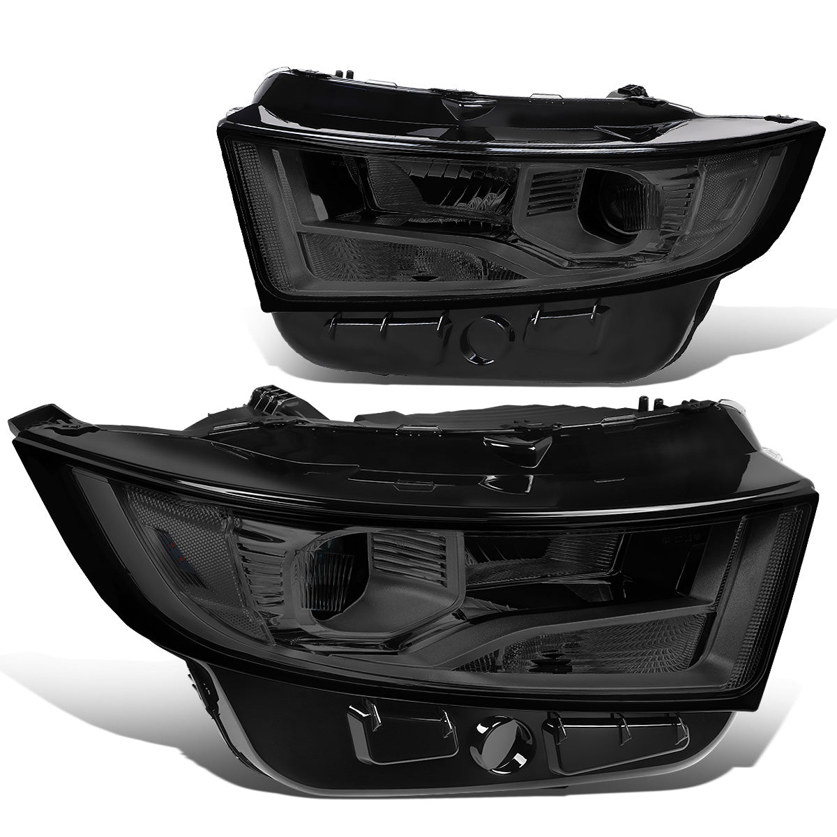 FAROS 15-18 FORD EDGE - FITS MODELS W/ HALOGEN HEADLIGHTS - PROJECTOR LOW BEAM - 9005 HIGH / H7 LOW BEAM - SMOKE HOUSING / CLEAR CORNER