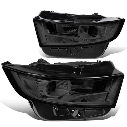 FAROS 15-18 FORD EDGE - FITS MODELS W/ HALOGEN HEADLIGHTS - PROJECTOR LOW BEAM - 9005 HIGH / H7 LOW BEAM - SMOKE HOUSING / CLEAR CORNER