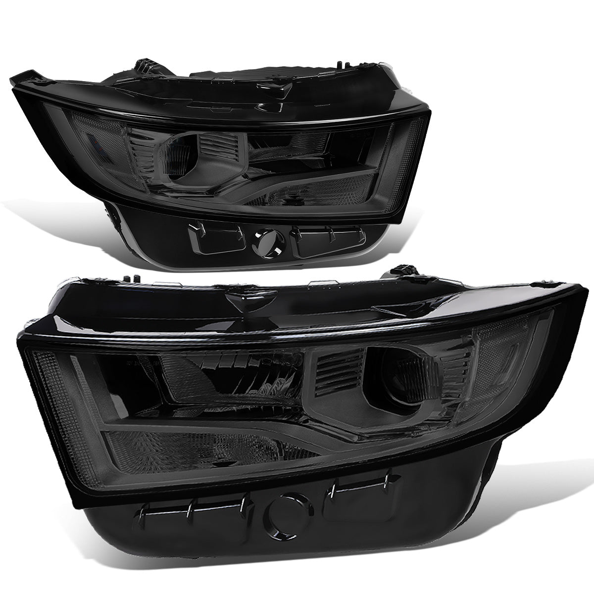 FAROS 15-18 FORD EDGE - FITS MODELS W/ HALOGEN HEADLIGHTS - PROJECTOR LOW BEAM - 9005 HIGH / H7 LOW BEAM - SMOKE HOUSING / CLEAR CORNER