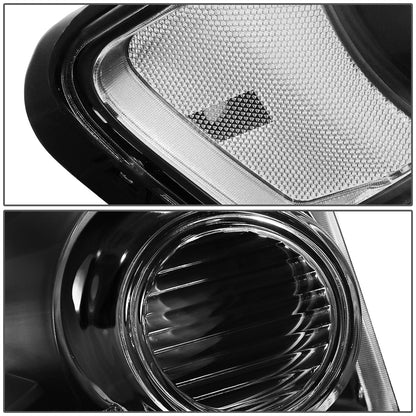 FAROS 08-12 FORD ESCAPE 4-DOOR - H13 LOW BEAM / HIGH BEAM - BLACK HOUSING / CLEAR CORNER