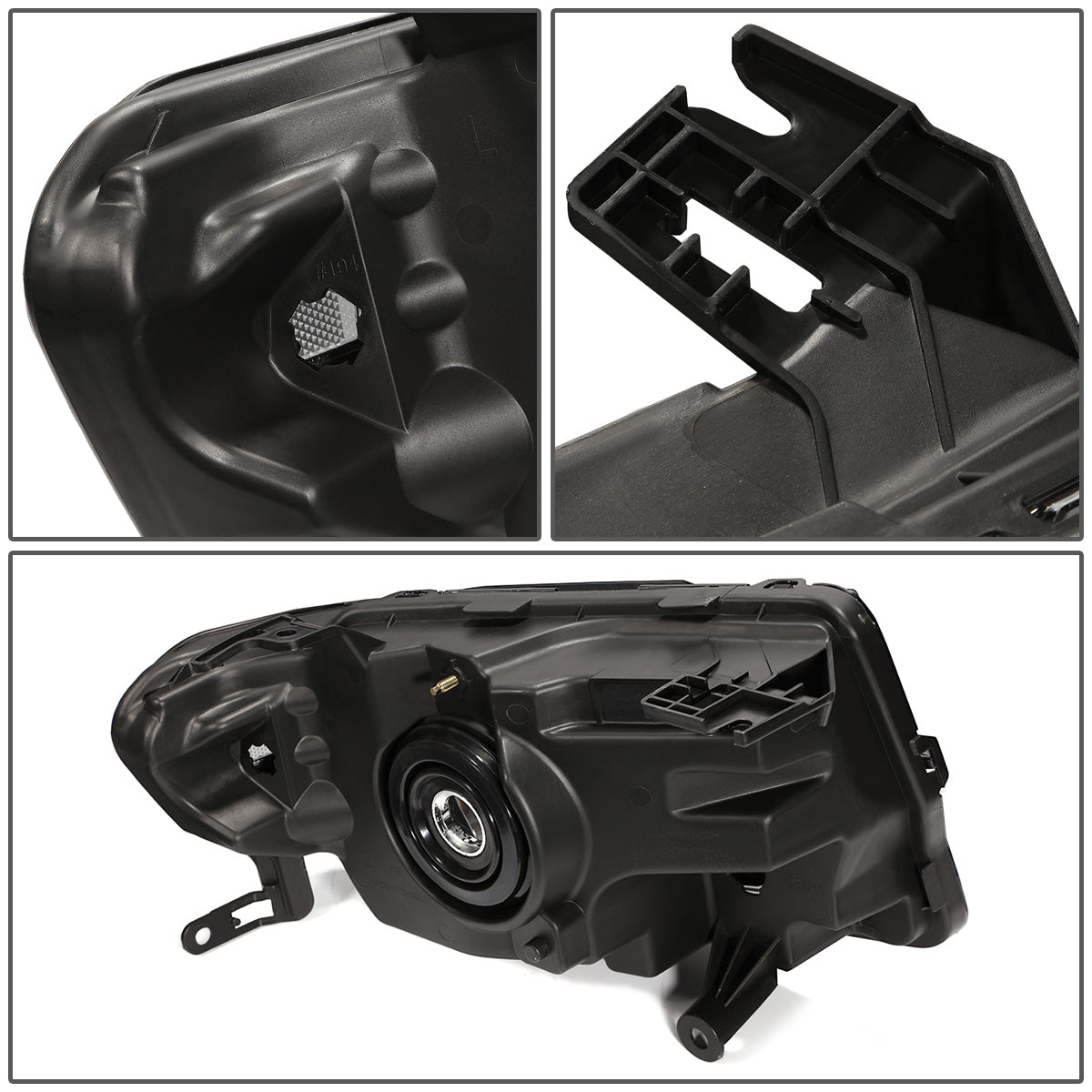 FAROS 08-12 FORD ESCAPE 4-DOOR - H13 LOW BEAM / HIGH BEAM - CHROME HOUSING / CLEAR CORNER