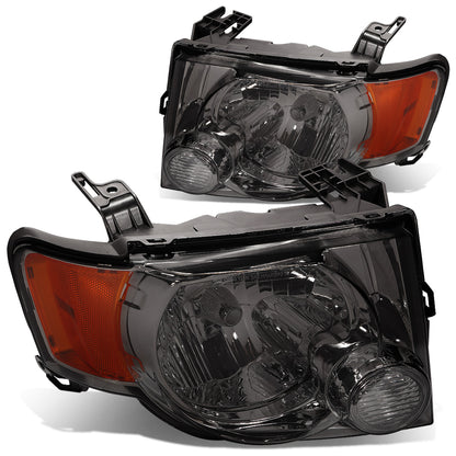 FAROS 08-12 FORD ESCAPE 4-DOOR - H13 LOW BEAM / HIGH BEAM - SMOKE HOUSING / AMBER CORNER