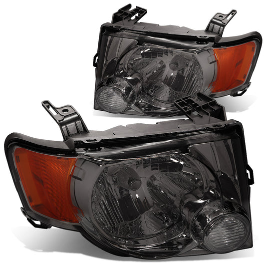 FAROS 08-12 FORD ESCAPE 4-DOOR - H13 LOW BEAM / HIGH BEAM - SMOKE HOUSING / AMBER CORNER