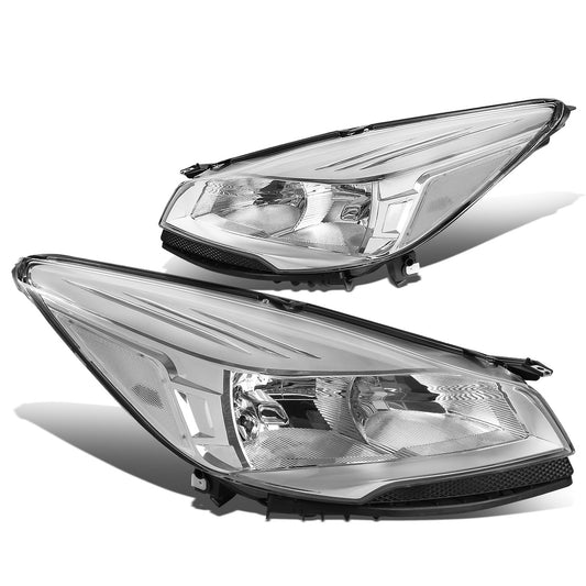 FAROS 13-16 FORD ESCAPE 4-DOOR - H11 LOW BEAM / 9005 HIGH BEAM - CHROME HOUSING / CLEAR CORNER