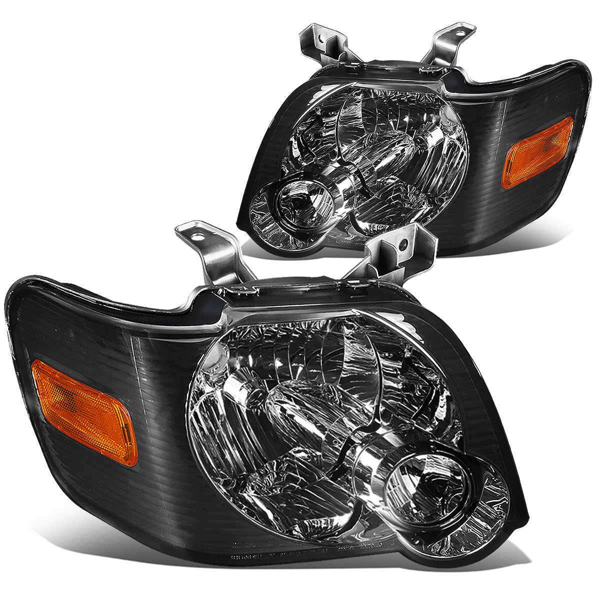 FAROS 06-10 FORD EXPLORER / 07-10 EXPLORER SPORT TRAC 4-DOOR - H13 LOW BEAM / HIGH BEAM - SMOKE HOUSING / AMBER CORNER