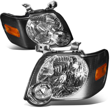 FAROS 06-10 FORD EXPLORER / 07-10 EXPLORER SPORT TRAC 4-DOOR - H13 LOW BEAM / HIGH BEAM - SMOKE HOUSING / AMBER CORNER