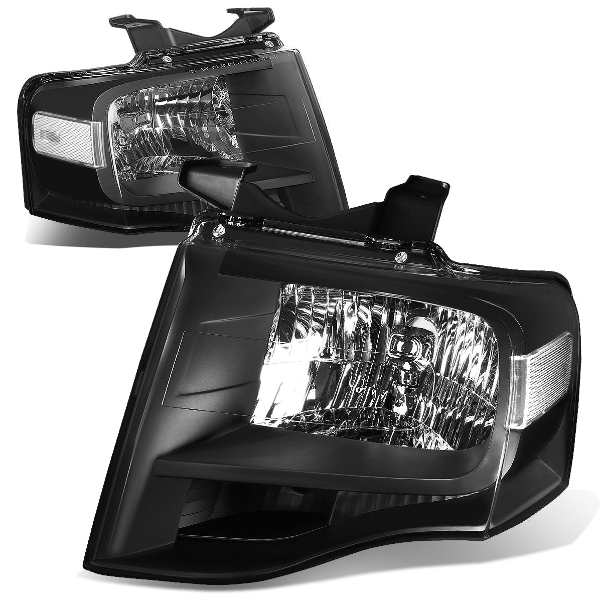 FAROS 07-14 FORD EXPEDITION 4-DOOR - H13 LOW BEAM / HIGH BEAM - BLACK HOUSING / CLEAR CORNER