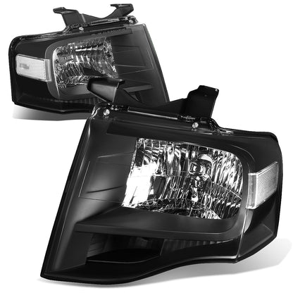 FAROS 07-14 FORD EXPEDITION 4-DOOR - H13 LOW BEAM / HIGH BEAM - BLACK HOUSING / CLEAR CORNER