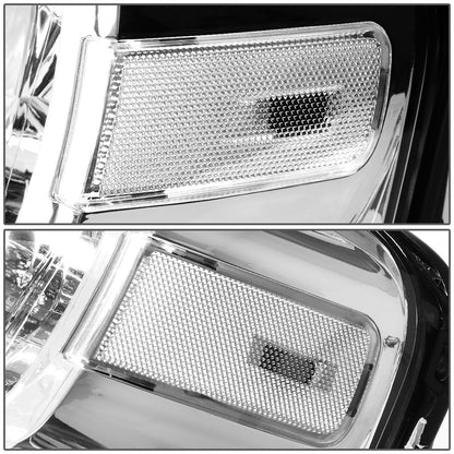 FAROS 07-14 FORD EXPEDITION 4-DOOR - H13 LOW BEAM / HIGH BEAM - CHROME HOUSING / CLEAR CORNER