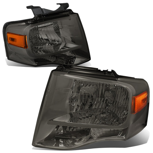 FAROS 07-14 FORD EXPEDITION 4-DOOR - H13 LOW BEAM / HIGH BEAM - SMOKE HOUSING / AMBER CORNER