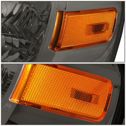 FAROS 07-14 FORD EXPEDITION 4-DOOR - H13 LOW BEAM / HIGH BEAM - SMOKE HOUSING / AMBER CORNER