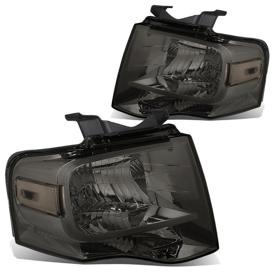 FAROS 07-14 FORD EXPEDITION 4-DOOR - H13 LOW BEAM / HIGH BEAM - SMOKE HOUSING / CLEAR CORNER
