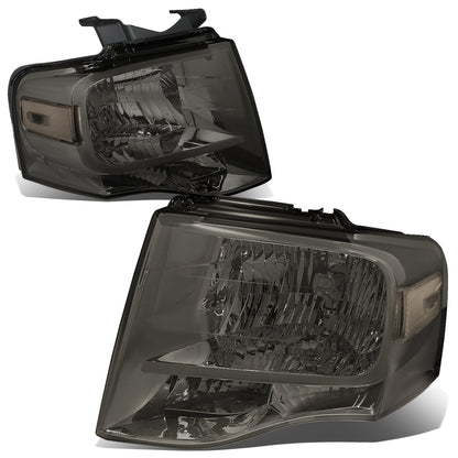 FAROS 07-14 FORD EXPEDITION 4-DOOR - H13 LOW BEAM / HIGH BEAM - SMOKE HOUSING / CLEAR CORNER