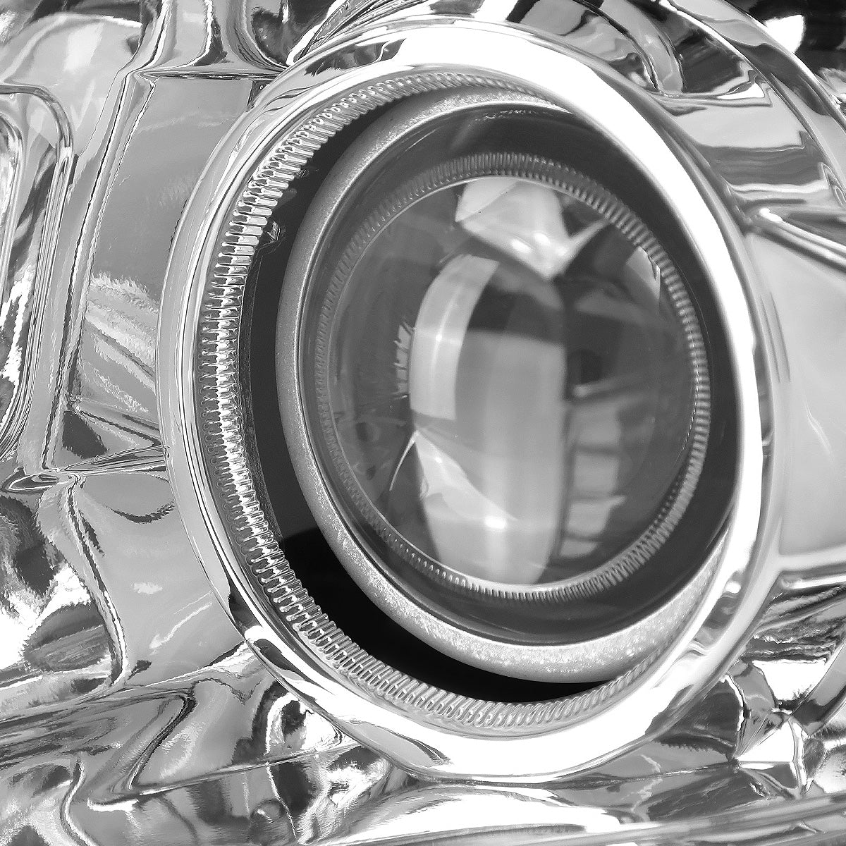 FAROS 11-15 FORD EXPLORER 4-DOOR - PROJECTOR - H7 LOW BEAM / HIGH BEAM - CHROME HOUSING / CLEAR CORNER