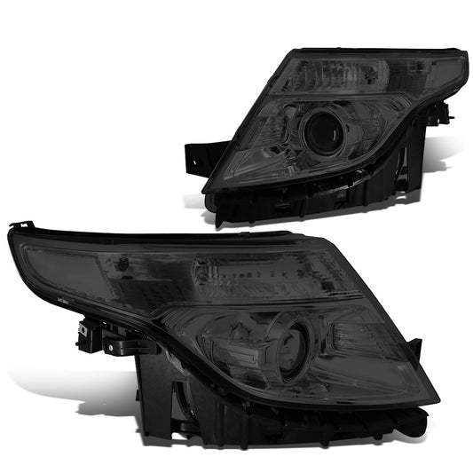 FAROS 11-15 FORD EXPLORER 4-DOOR - PROJECTOR - H7 LOW BEAM / HIGH BEAM - SMOKE HOUSING / CLEAR CORNER
