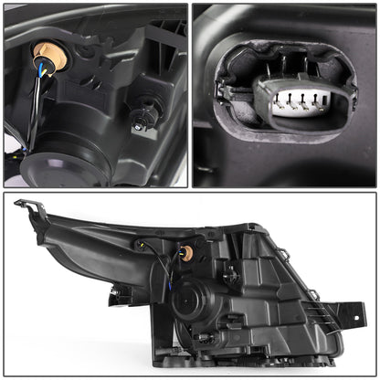 FAROS 11-15 FORD EXPLORER 4-DOOR - PROJECTOR - H7 LOW BEAM / HIGH BEAM - SMOKE HOUSING / CLEAR CORNER