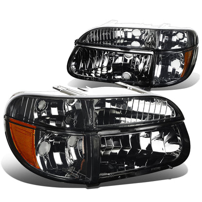 FAROS 95-01 FORD EXPLORER / 1997 MERCURY MOUNTAINEER 2/4-DOOR - 4PC - 9007 LOW BEAM / HIGH BEAM - SMOKE HOUSING / AMBER CORNER