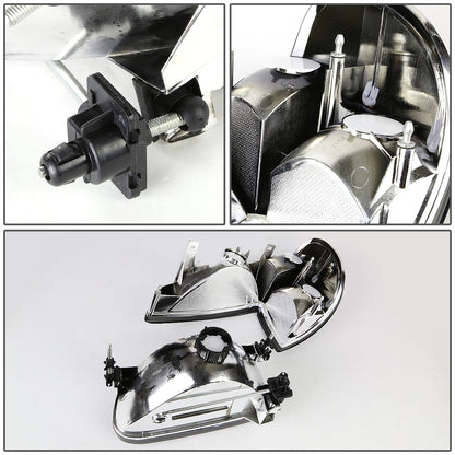 FAROS 95-01 FORD EXPLORER / 1997 MERCURY MOUNTAINEER 2/4-DOOR - 4PC - 9007 LOW BEAM / HIGH BEAM - SMOKE HOUSING / CLEAR CORNER