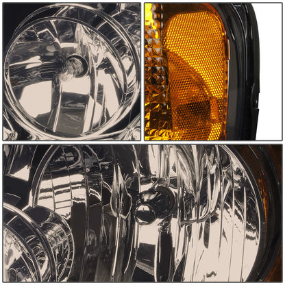 FAROS 03-06 FORD EXPEDITION 4-DOOR - 9006 LOW BEAM / 9005 HIGH BEAM - SMOKE HOUSING / AMBER CORNER