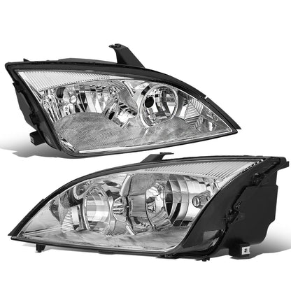 FAROS 05-07 FORD FOCUS - OE STYLE - CHROME HOUSING / CLEAR CORNER - 9007 LOW BEAM / HIGH BEAM