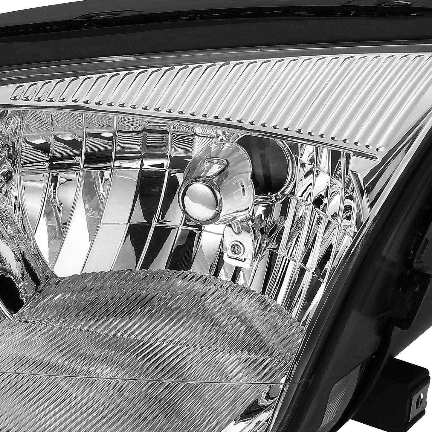 FAROS 05-07 FORD FOCUS - OE STYLE - CHROME HOUSING / CLEAR CORNER - 9007 LOW BEAM / HIGH BEAM