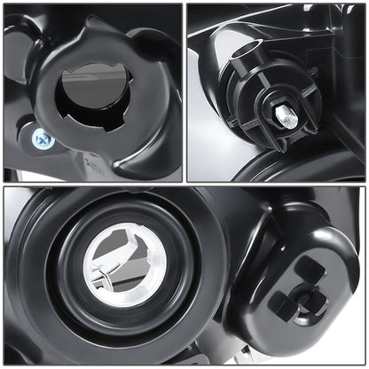 FAROS 08-11 FORD FOCUS - OE STYLE - H13 HIGH/LOW BEAM / 168 SIDE MARKER - FITS SEDAN / COUPE MODELS - CHROME HOUSING / SMOKED LENS / CLEAR CORNER