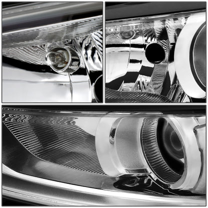 FAROS 13-16 FORD FUSION - PROJECTOR - OE STYLE - H11 LOW BEAM / H7 HIGH BEAM - CHROME HOUSING / CLEAR CORNER