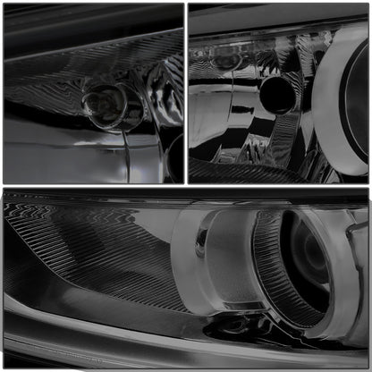 FAROS 13-16 FORD FUSION - PROJECTOR - OE STYLE - H11 LOW BEAM / H7 HIGH BEAM - CHROME HOUSING / SMOKED LENS / CLEAR CORNER